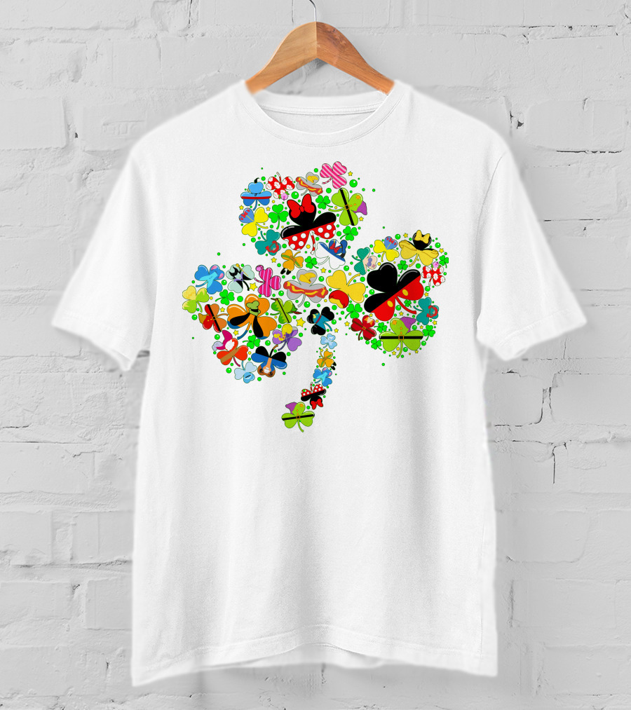 DN Shamrocks Mickey Minnie Colorful Elements T-Shirt
