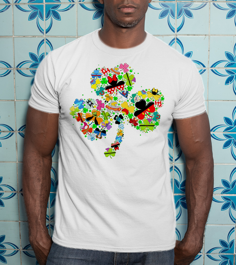 DN Shamrocks Mickey Minnie Colorful Elements T-Shirt