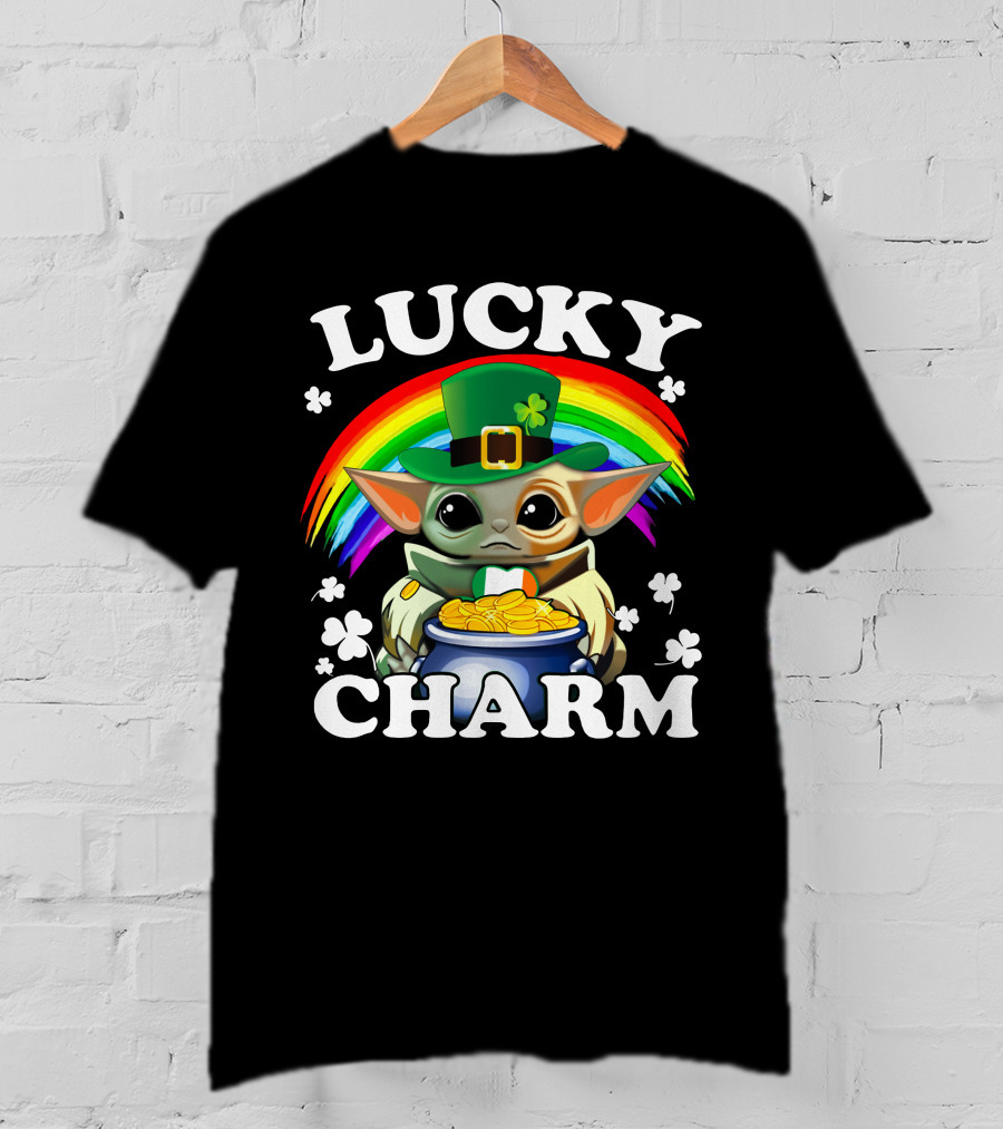 BBYD Lucky Charm Rainbow Leprechaun Coins T-Shirt