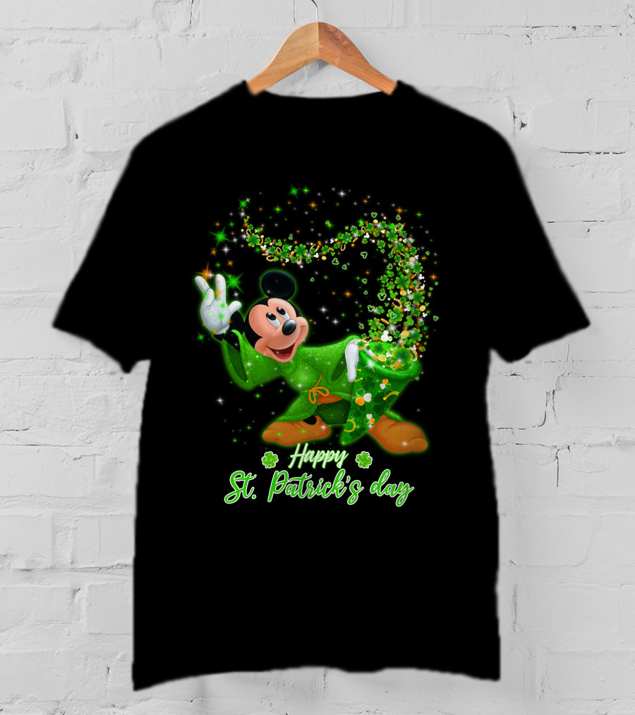 Happy St. Patrick's Day Mickey Mouse T-Shirt