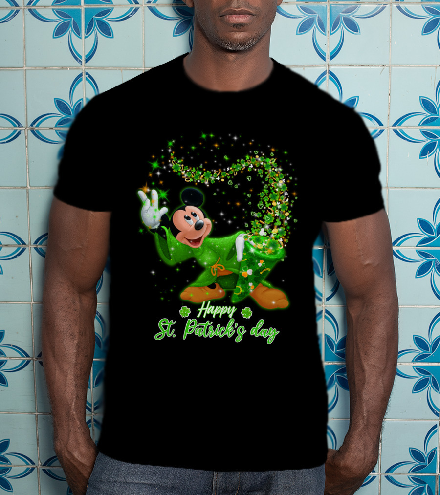 Happy St. Patrick's Day Mickey Mouse T-Shirt