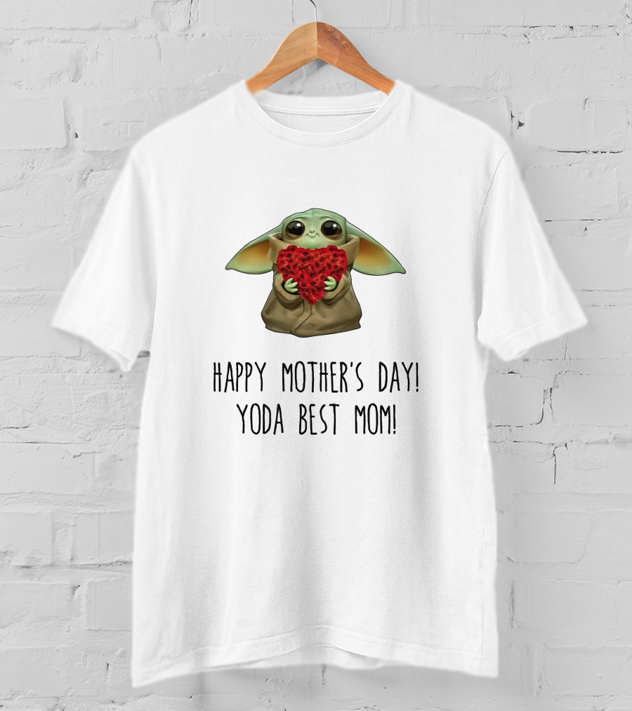 Happy Mother's Day Yoda Best Mom T-Shirt