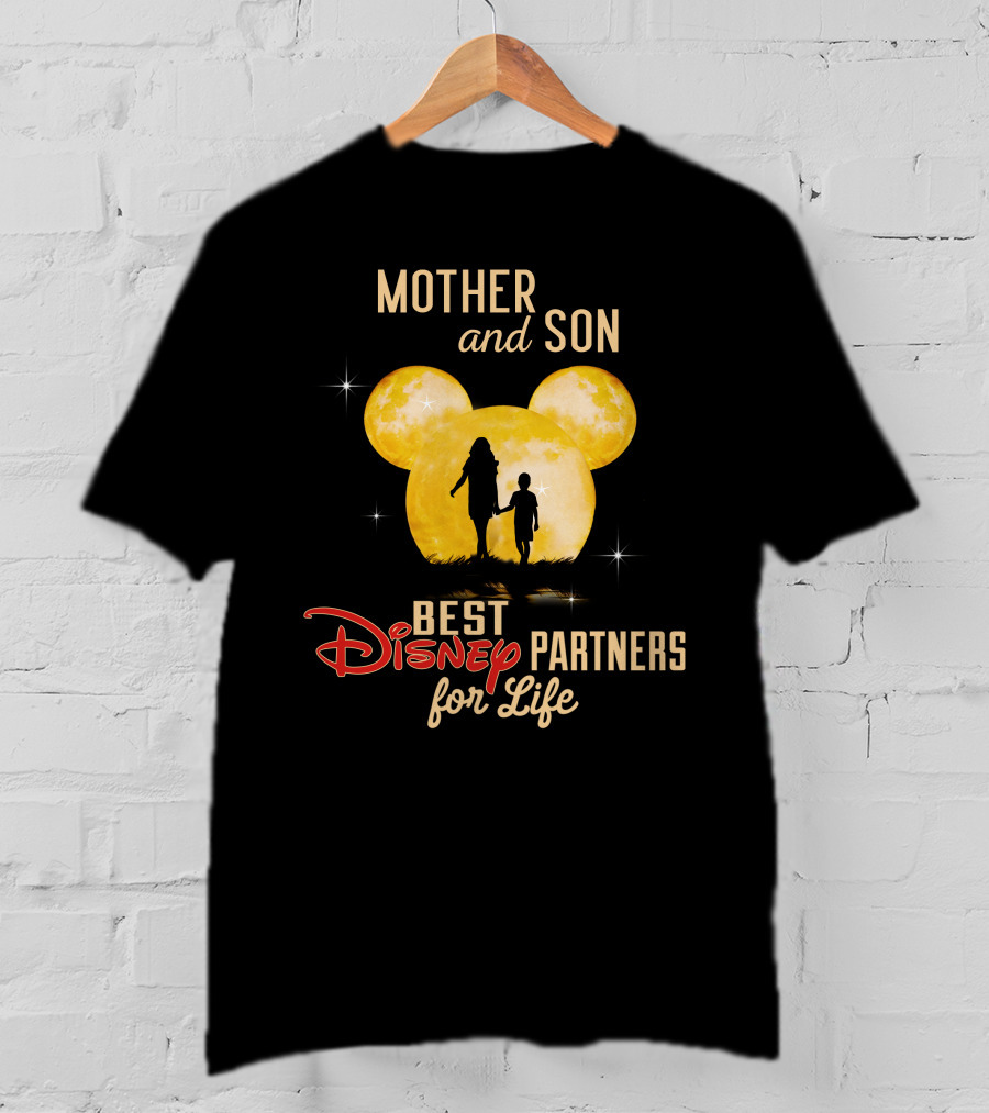 Mother And Son Best Disney Partners For Life T-Shirt
