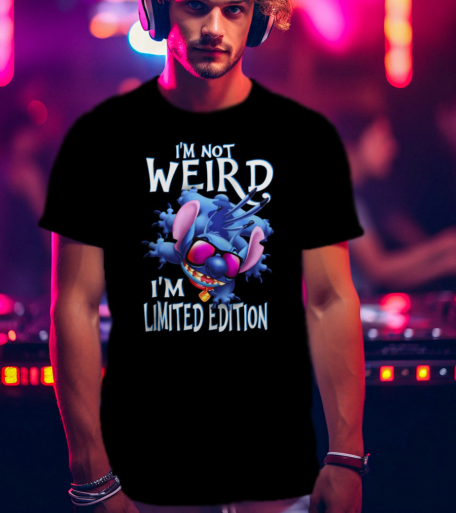 I'm Not Weird I'm Stitch Sunglasses T-Shirt