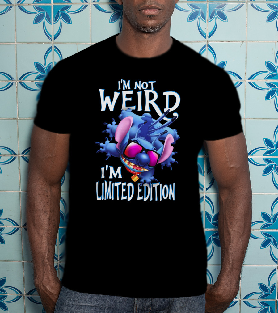 I'm Not Weird I'm Stitch Sunglasses T-Shirt