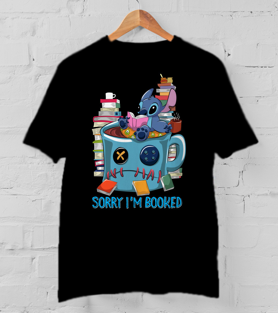 Sorry I'm Booked Stitch Coffee Mug And Books T-Shirt
