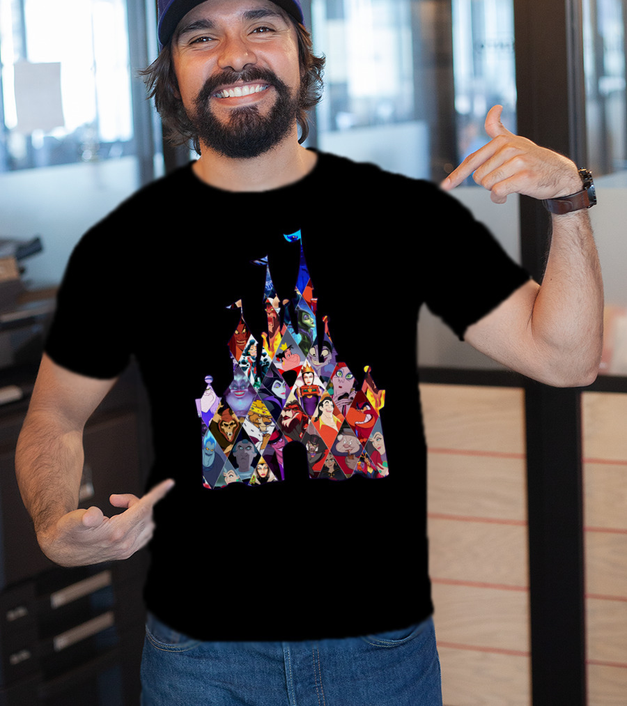 Disney Villains Castle Silhouette Collection T-Shirt