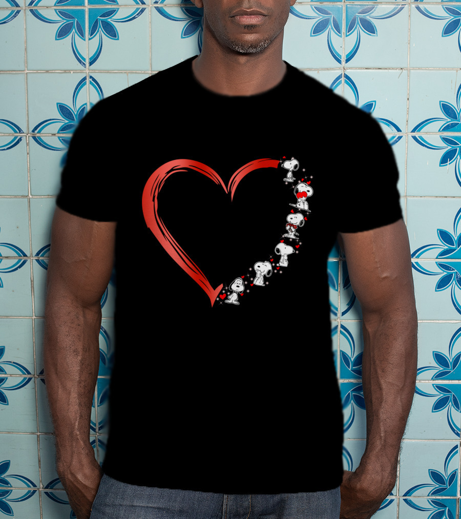 Snoopy Love Heart T-Shirt