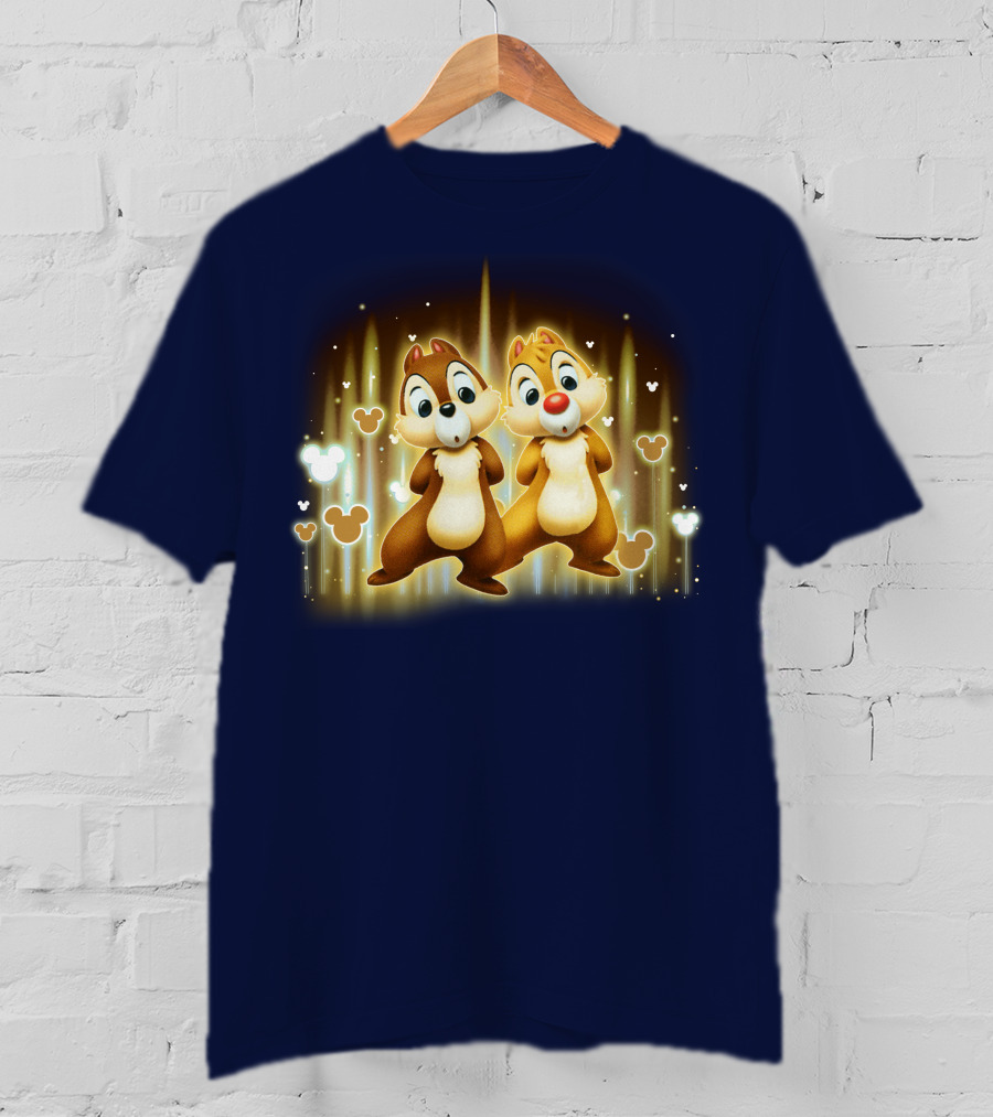 CND Heart Chip And Dale Mickey Ears Icons T-Shirt