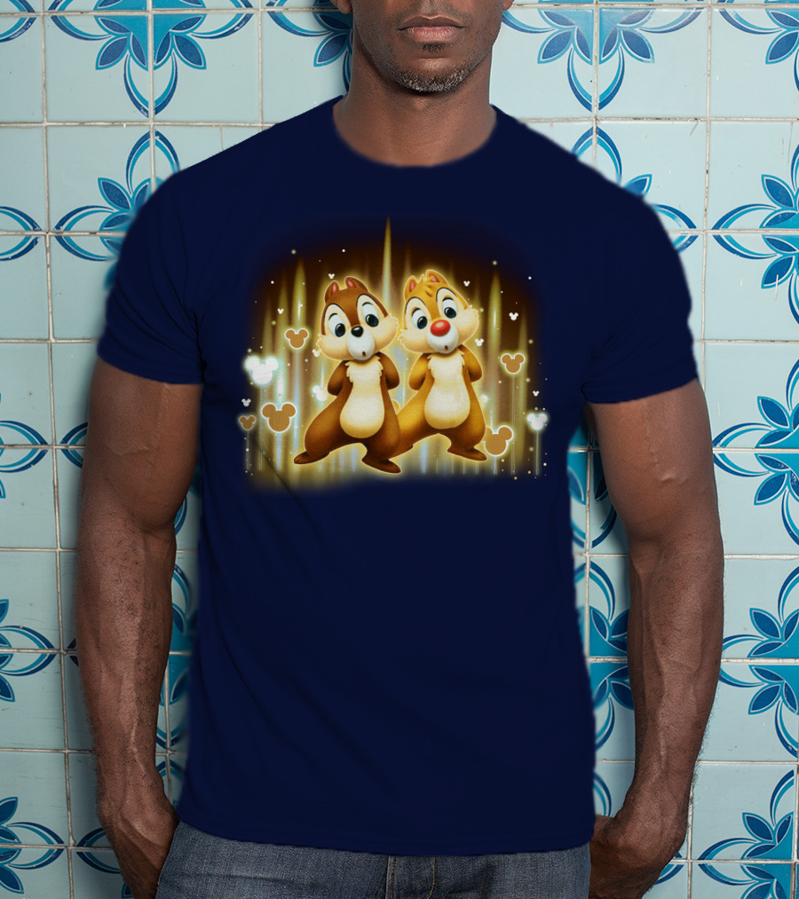 CND Heart Chip And Dale Mickey Ears Icons T-Shirt