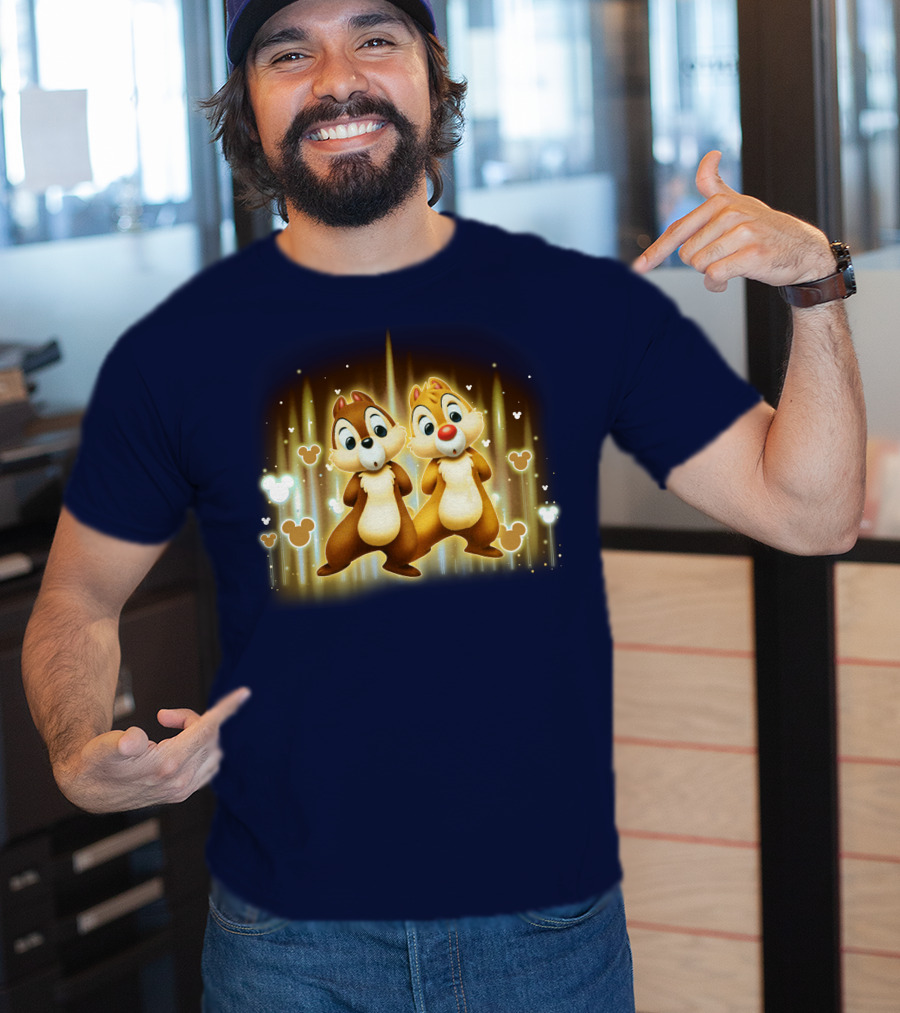 CND Heart Chip And Dale Mickey Ears Icons T-Shirt