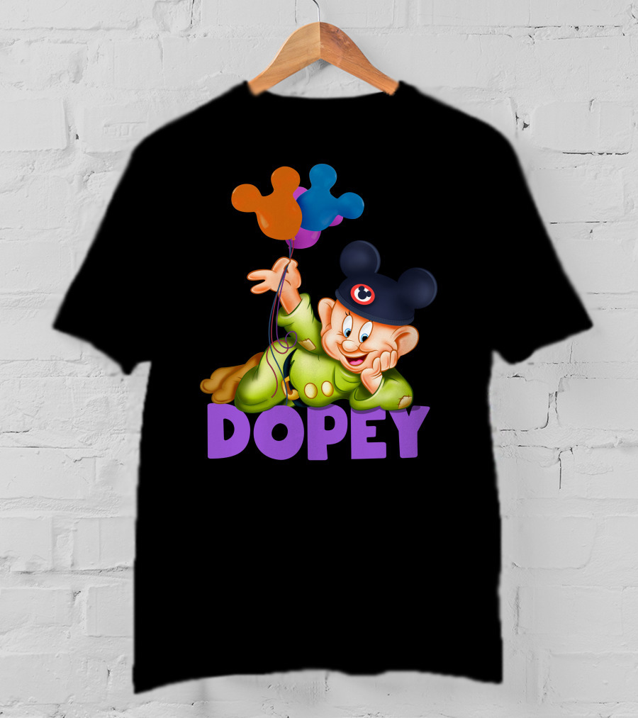Dopey Balloons Pixar Crossover T-Shirt
