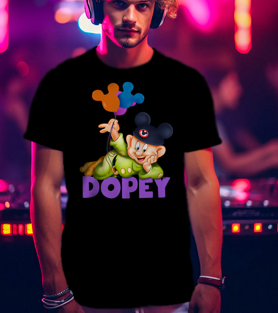 Dopey Balloons Pixar Crossover T-Shirt