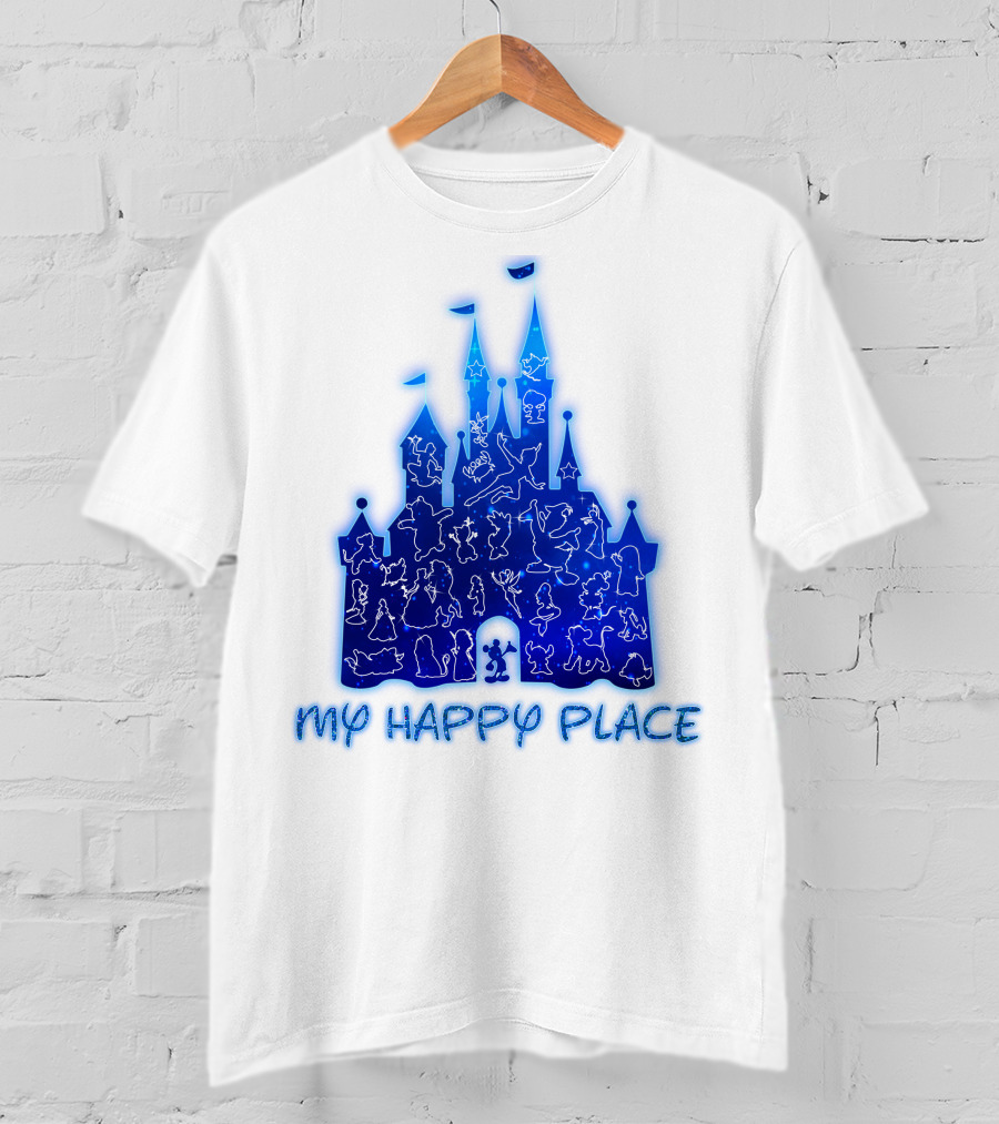 My Happy Place Disney Castle T-Shirt