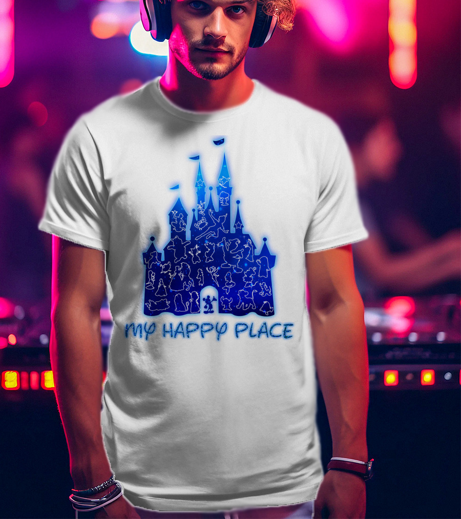 My Happy Place Disney Castle T-Shirt