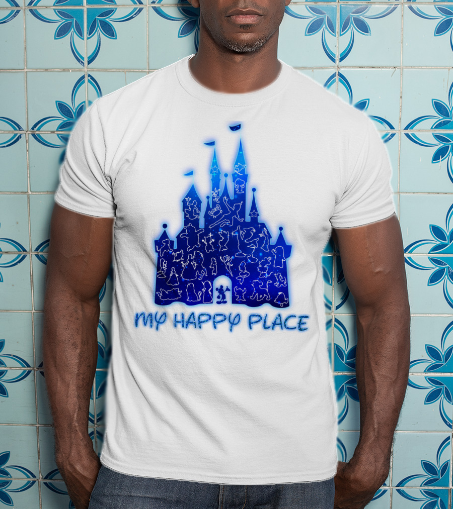 My Happy Place Disney Castle T-Shirt