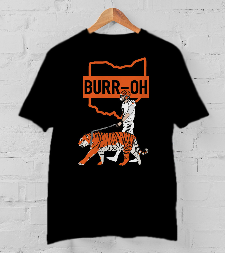 BURR-OH Cincinnati Bengals Tiger Walk T-Shirt