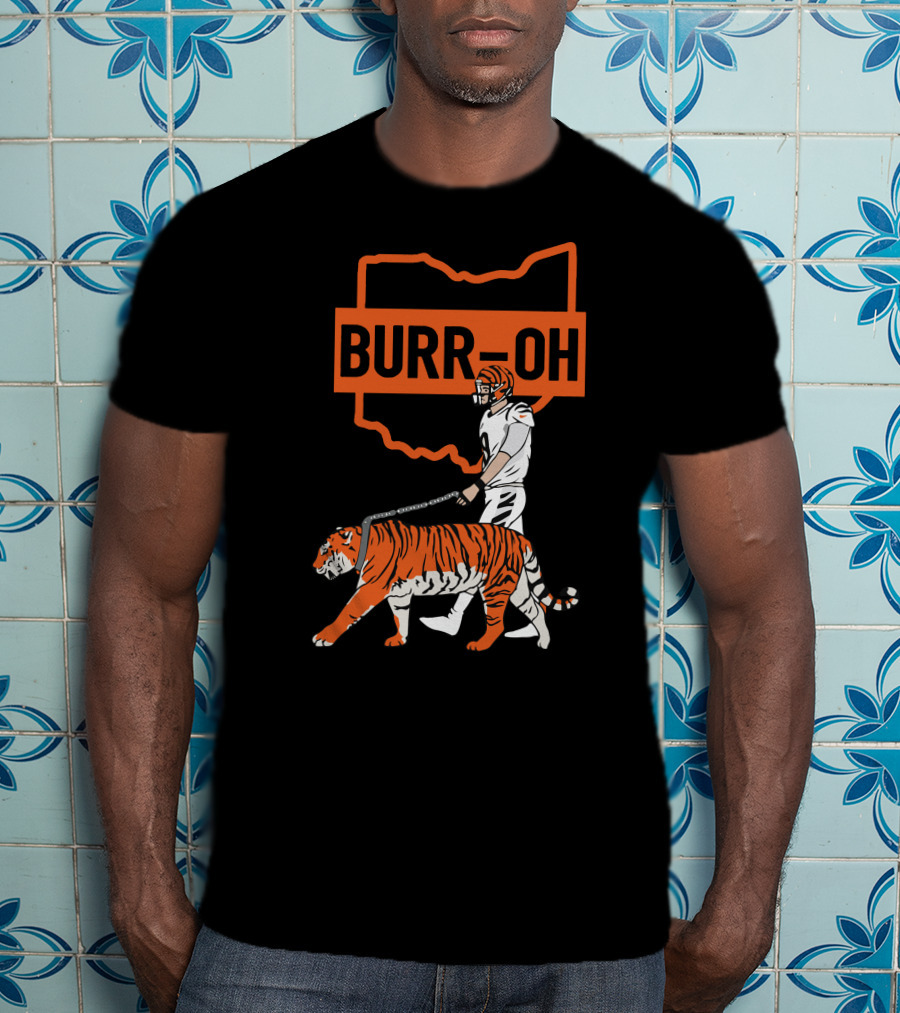 BURR-OH Cincinnati Bengals Tiger Walk T-Shirt