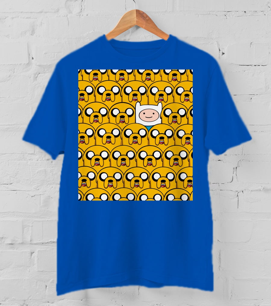 Finnthehuman Surrounded By Jake Faces T-Shirt