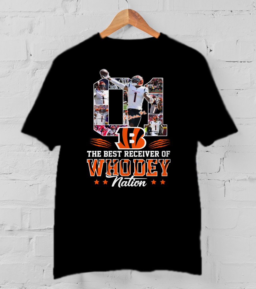 NFL Bengals 01 The Best Receiver Of Who-Dey Nation T-Shirt
