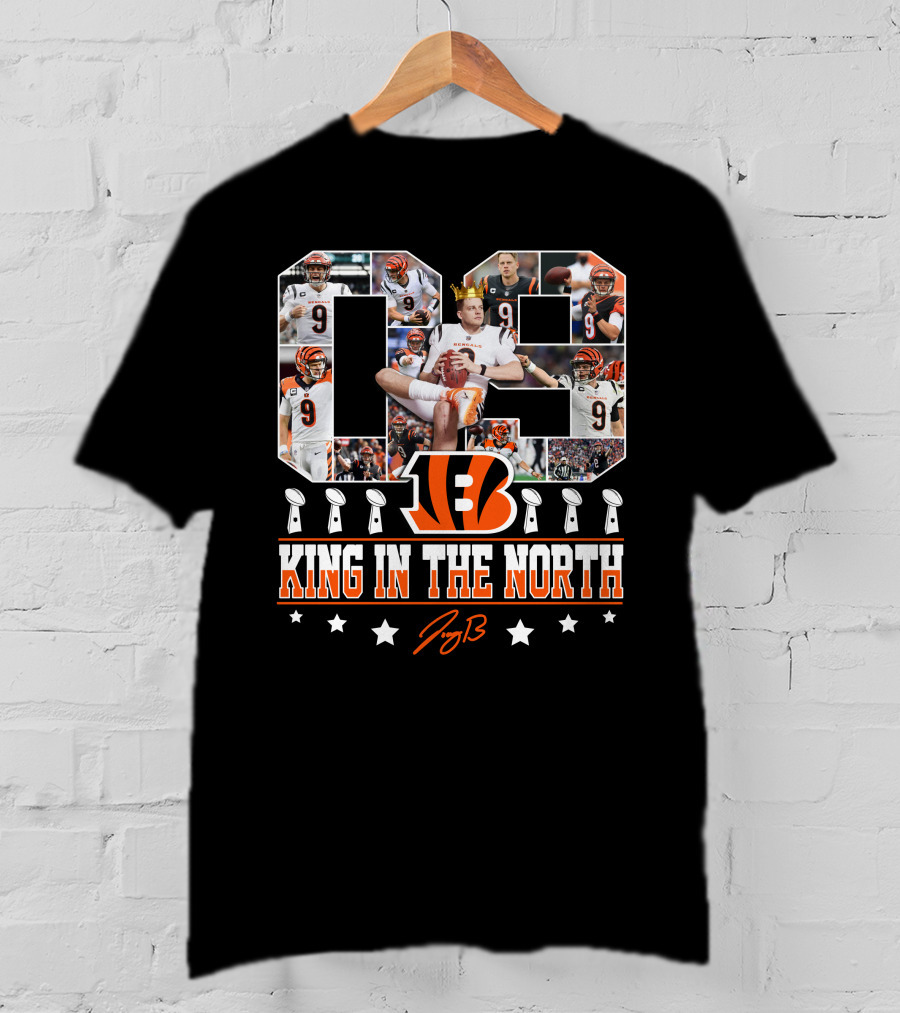 09 King In The North Bengals Football QB T-Shirt
