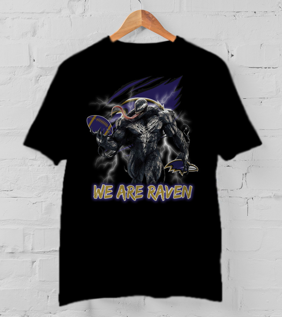 We Are Raven Venom NFL Baltimore Ravens Football Crossover T-Shirt