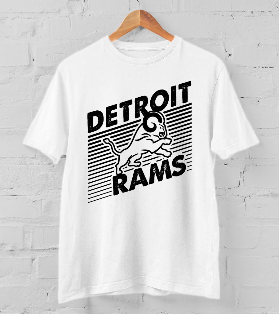 Detroit Rams Jumping Ram T-Shirt