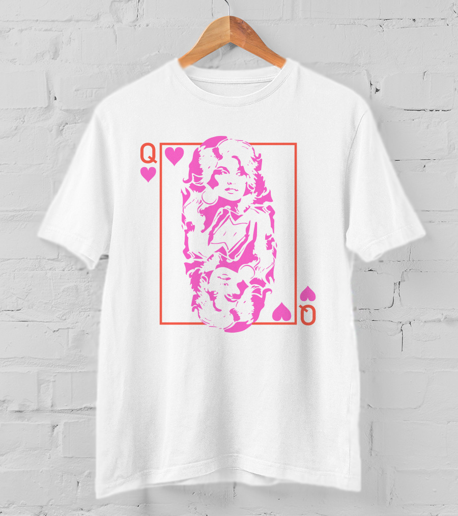 Dolly Parton Playing Card Queen Heart T-Shirt