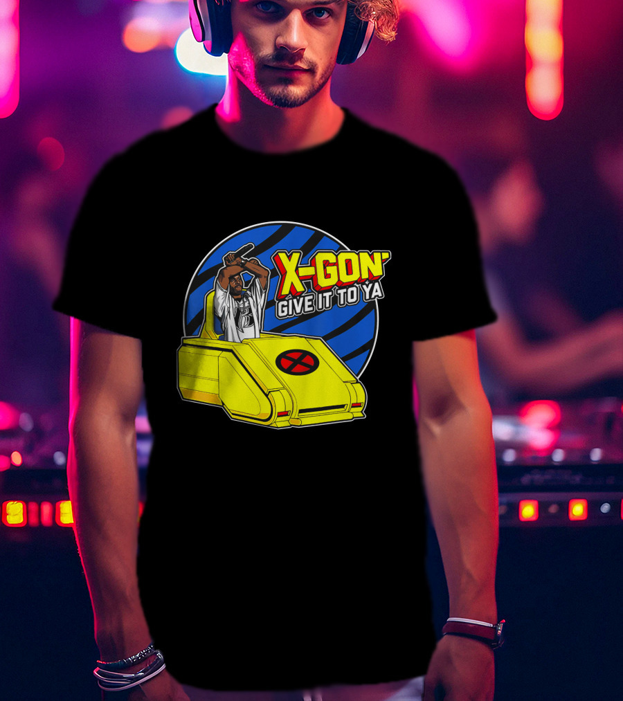 X Gon' Give It To Ya Professor X Inspired Yellow Hoverchair T-Shirt