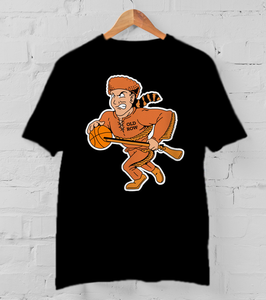 Old Row TN Basketball Pioneer Cartoon T-Shirt