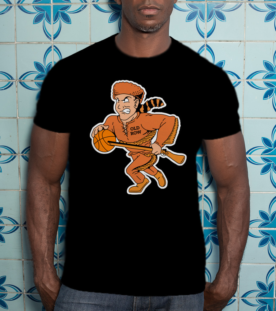 Old Row TN Basketball Pioneer Cartoon T-Shirt