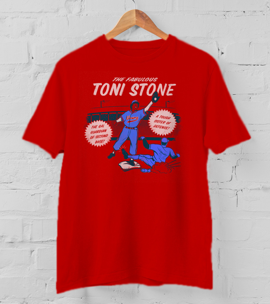 The Fabulous Toni Stone Gal Guardian Of Second Base Tough Sister Of Defense T-Shirt