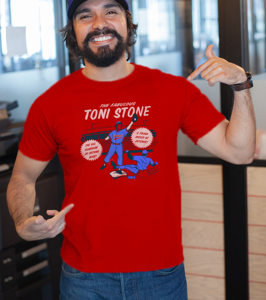 The Fabulous Toni Stone Gal Guardian Of Second Base Tough Sister Of Defense T-Shirt