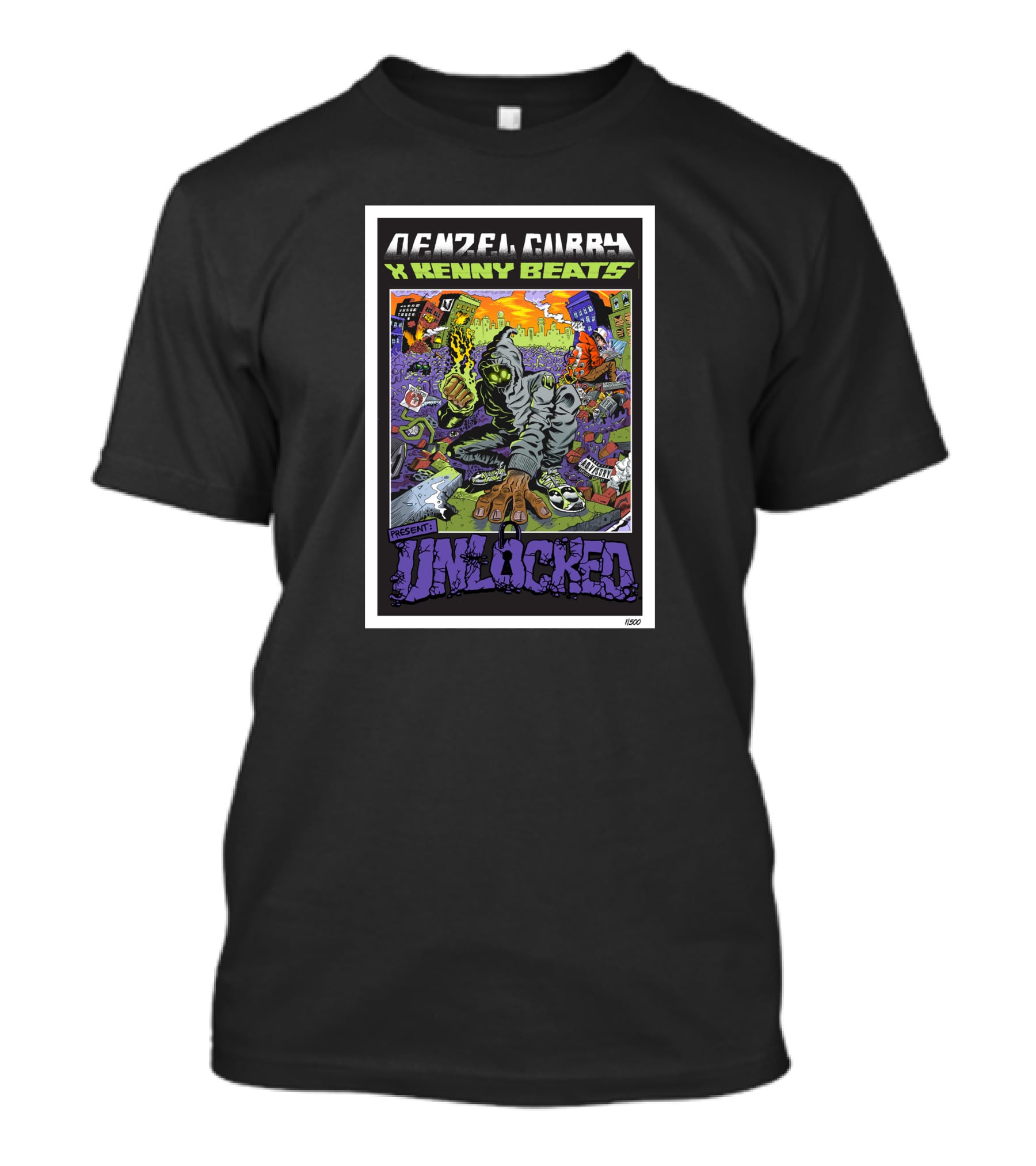 Denzel Curry X Kenny Beats Present Unlocked T-Shirt