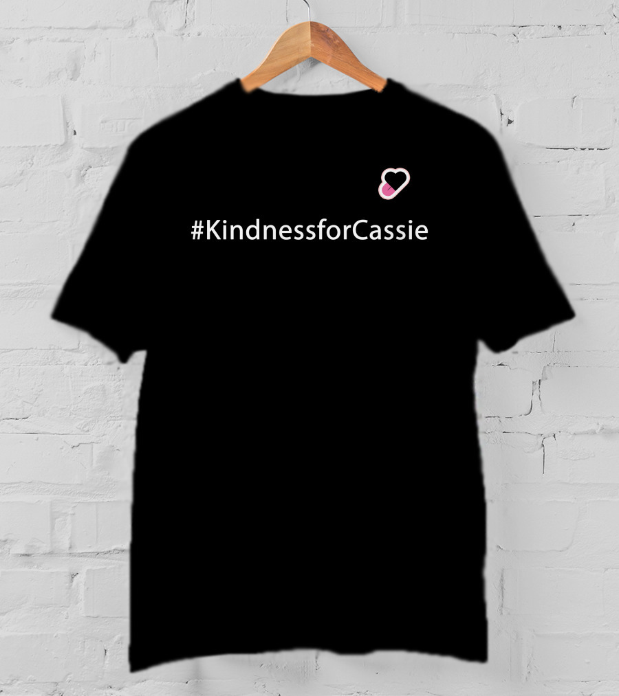 KindnessforCassie Pink Heart Campaign T-Shirt
