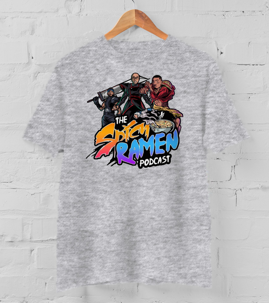 The Spicy Ramen Podcast Ninja Warrior Bowl Adventure T-Shirt