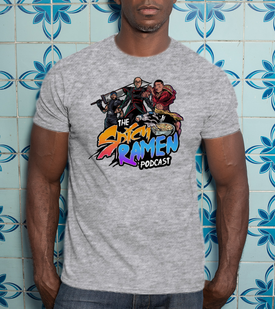 The Spicy Ramen Podcast Ninja Warrior Bowl Adventure T-Shirt