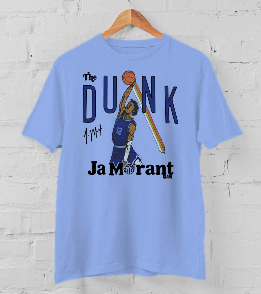 Ja Morant 12 The Dunk Slam Basketball T-Shirt