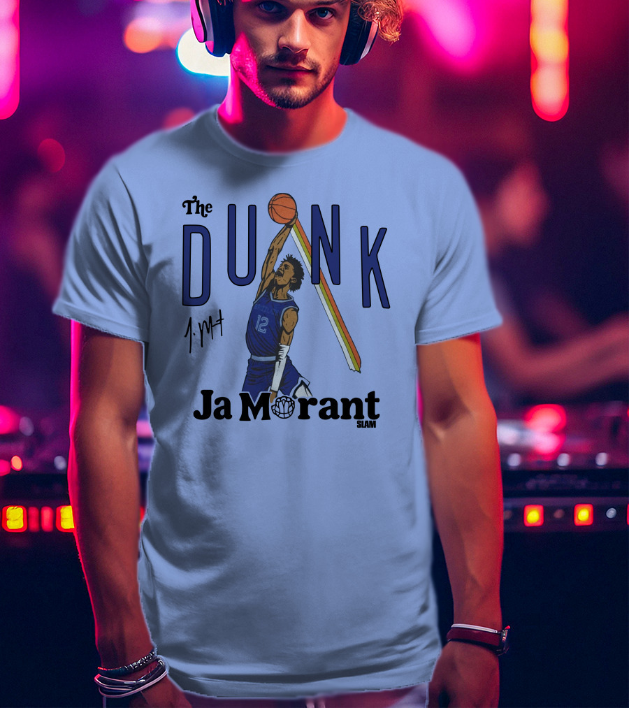 Ja Morant 12 The Dunk Slam Basketball T-Shirt