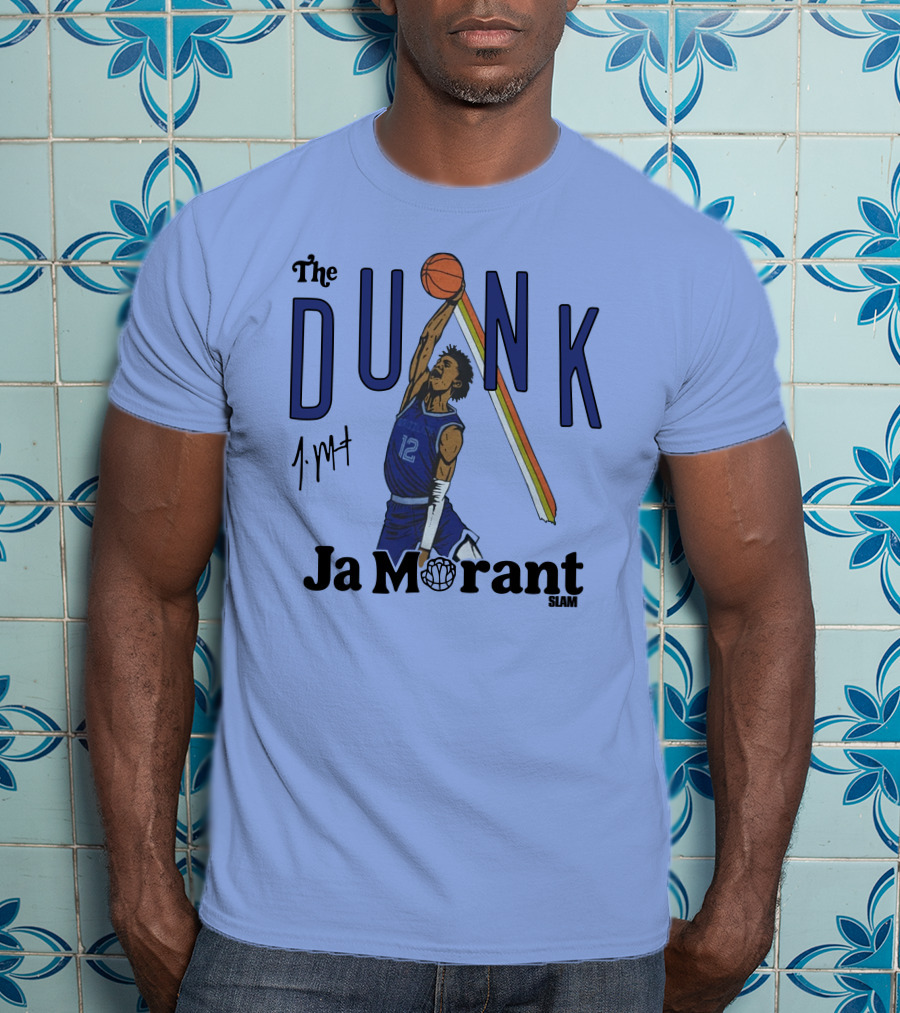 Ja Morant 12 The Dunk Slam Basketball T-Shirt