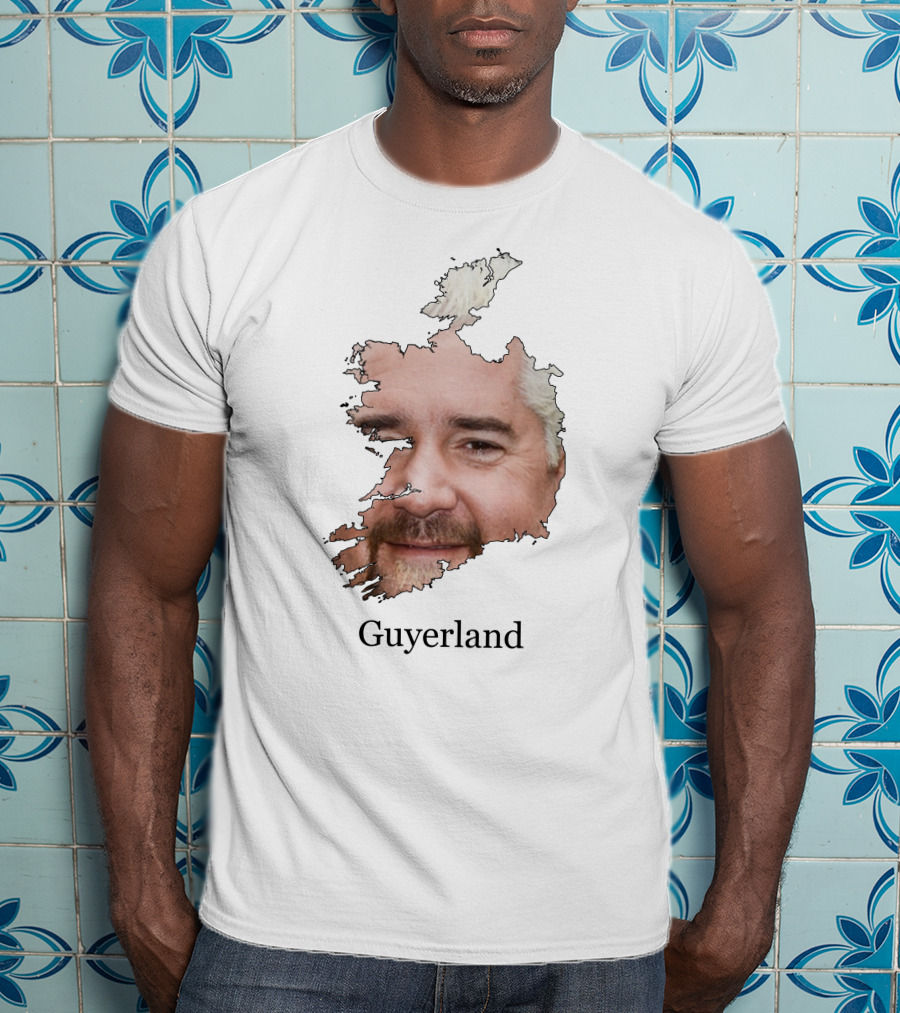 Flavortown Guyerland Map Face T-Shirt