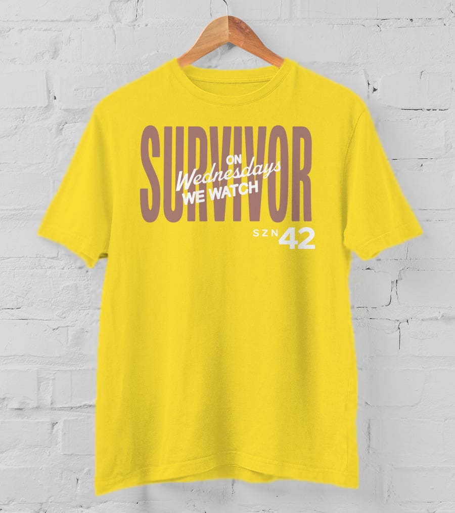 Survivor On Wednesdays We Watch SZN 42 T-Shirt
