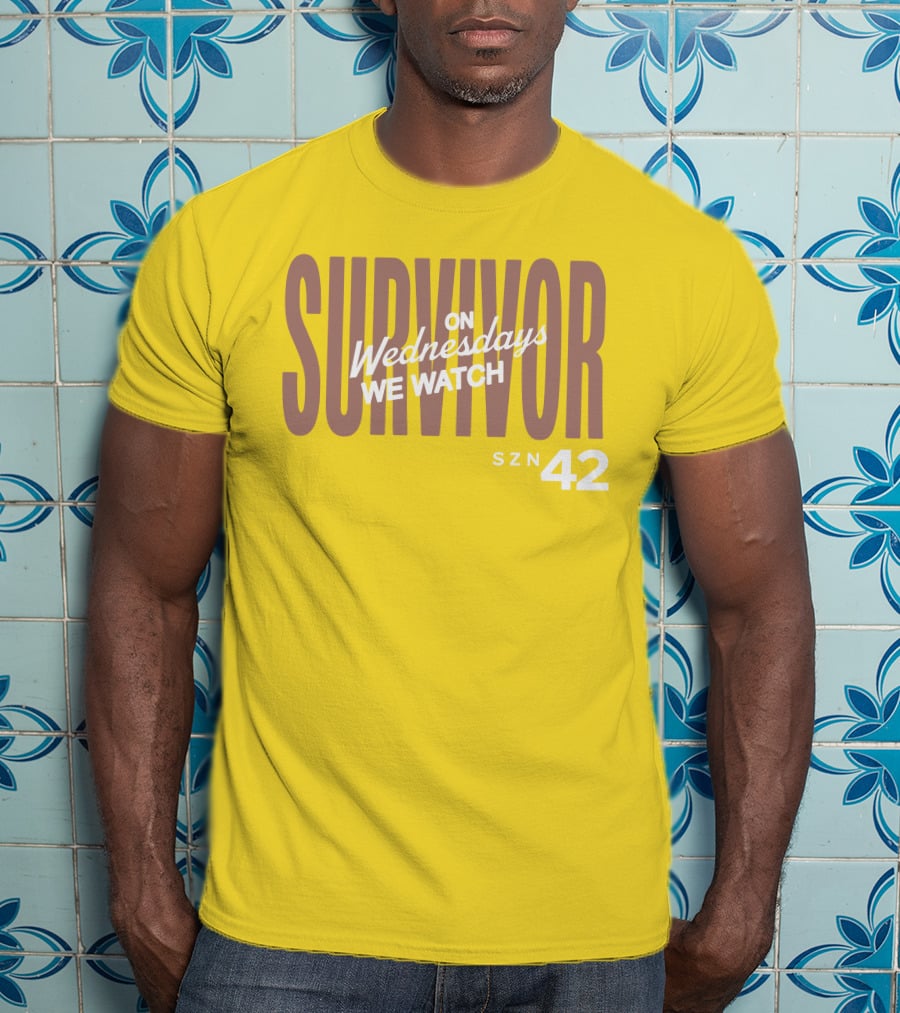 Survivor On Wednesdays We Watch SZN 42 T-Shirt