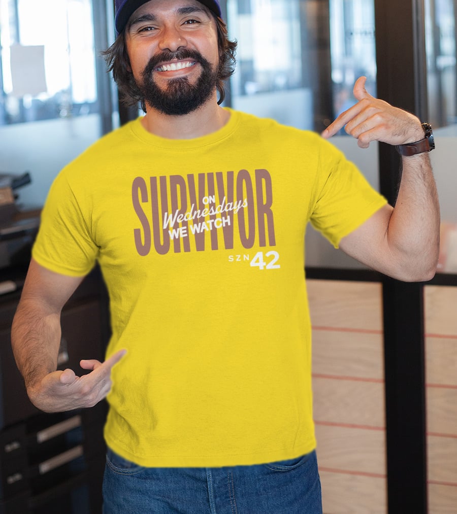 Survivor On Wednesdays We Watch SZN 42 T-Shirt