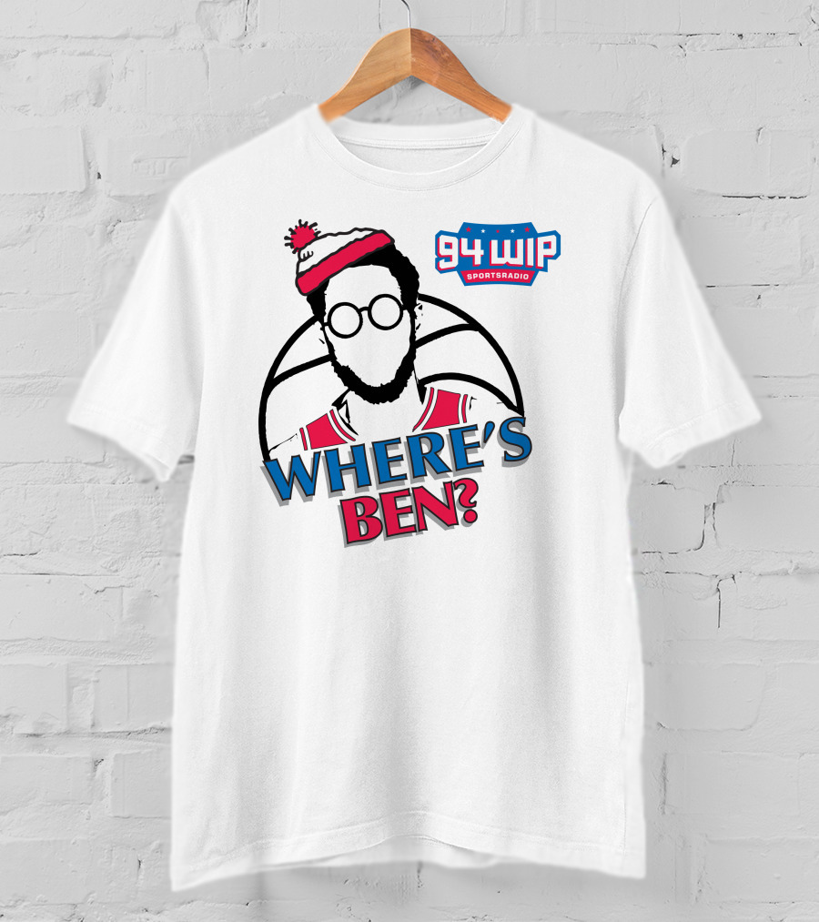 94 WIP Sports Radio Where's Ben? T-Shirt