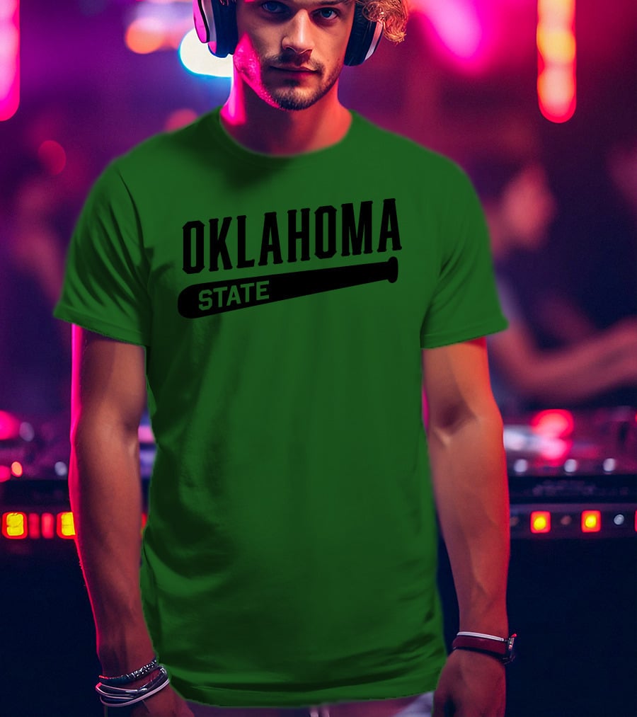 Oklahoma State Baseball Bat T-Shirt