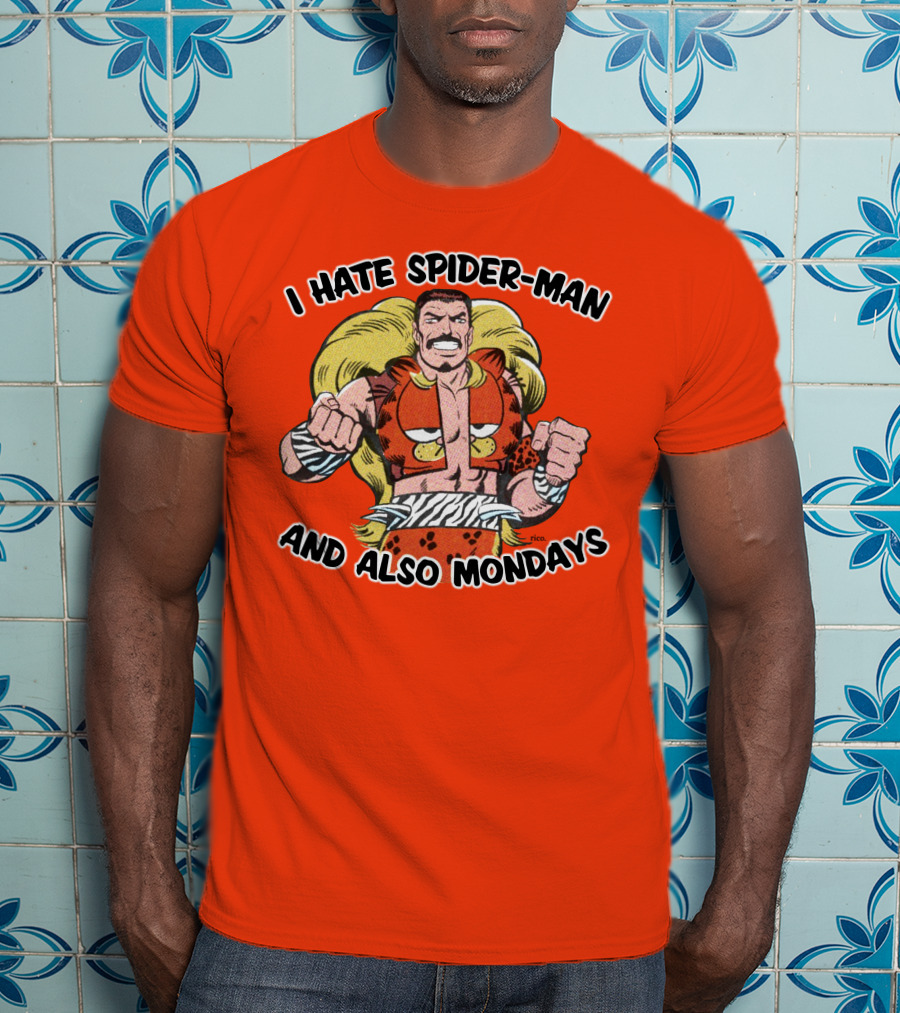 I Hate Spider-Man And Also Mondays Kraven The Hunter Comic T-Shirt
