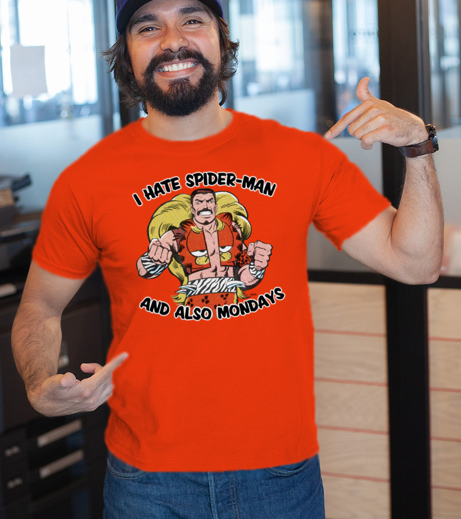 I Hate Spider-Man And Also Mondays Kraven The Hunter Comic T-Shirt