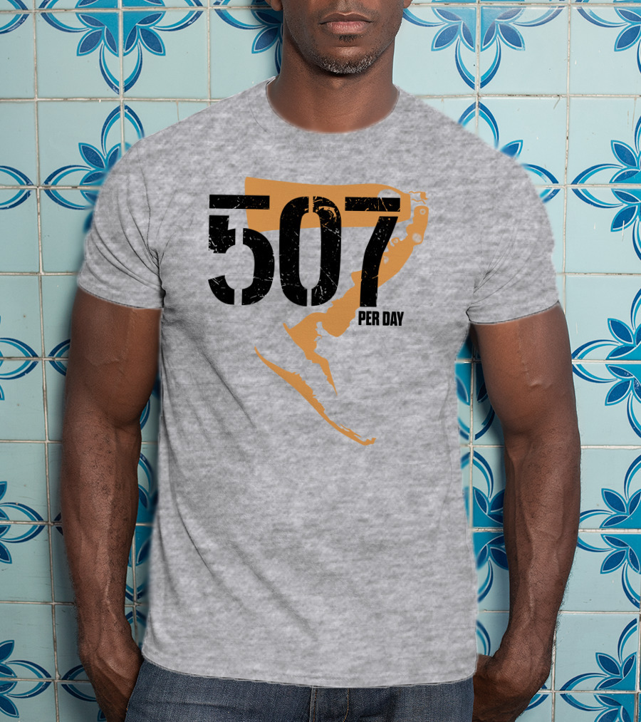 507 Per Day Mackinac Island Map T-Shirt