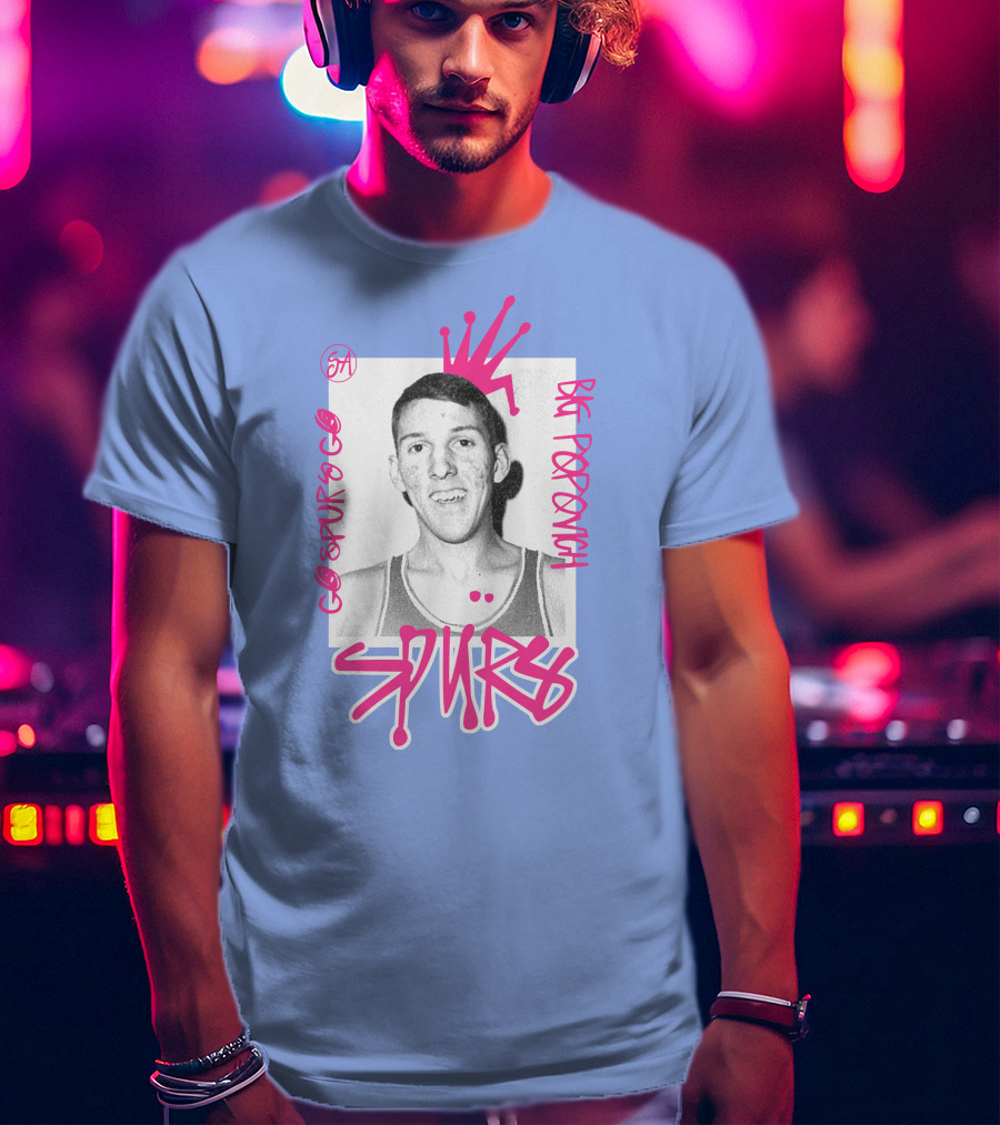 Go Spurs Go Big Popovich Spurs SA T-Shirt